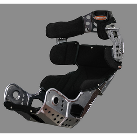 KIRKEY SEAT KIT - ALUMINUM 16 - 40 LAYBACK ADJUSTABLE CONTAINMENT & BLACK COVER