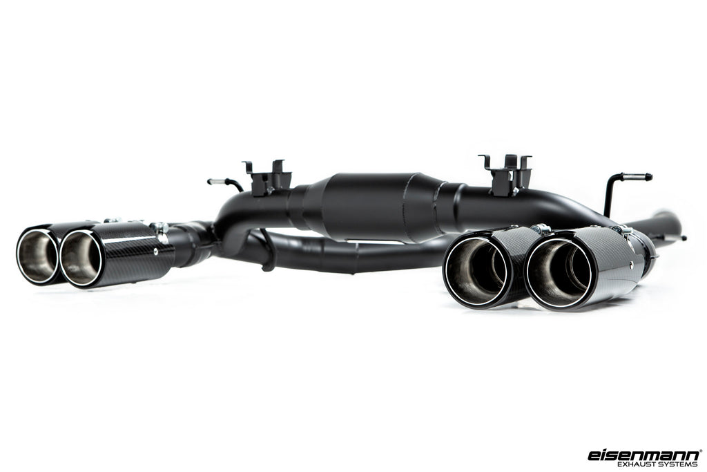 Eisenmann F87 M2 Competition Black Series Performance Exhaust + Carbon Tip Set - Race - 0