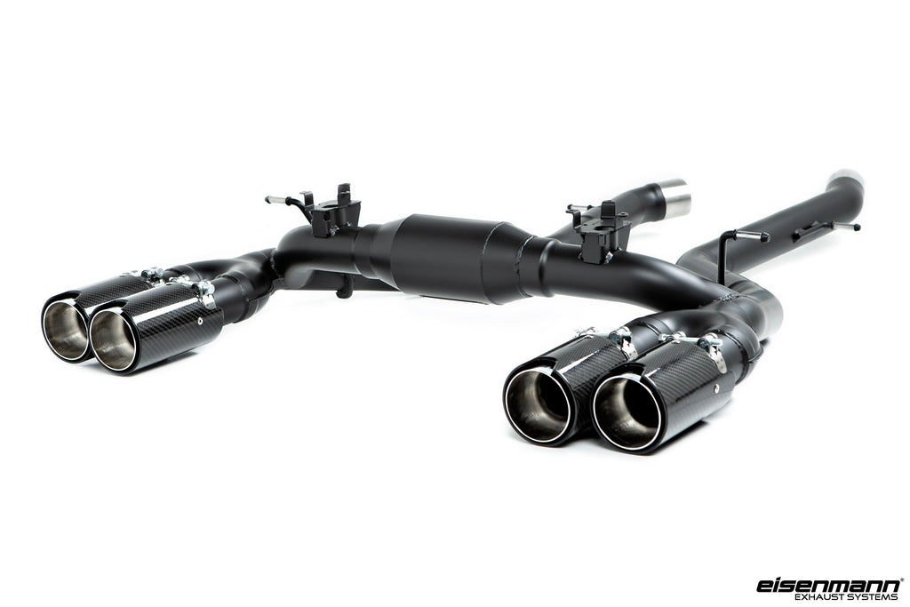 Eisenmann F87 M2 Competition Black Series Performance Exhaust + Carbon Tip Set - Race
