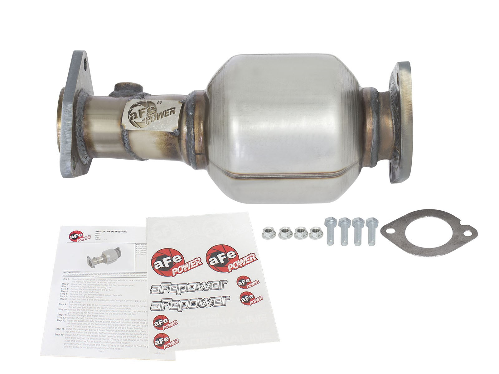 aFe POWER Direct Fit 409 Stainless Steel Catalytic Converter Nissan Frontier 05-19/Pathfinder 05-12/Xterra 05-15 V6-4.0L