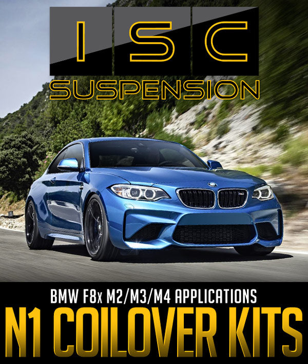 ISC SUSPENSION N1 COILOVER KITS: BMW F8X M2/M3/M4 APPLICATIONS