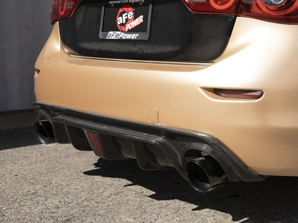 Takeda 2-1/2 IN 304 Stainless Steel Cat-Back Exhaust System Infiniti Q50 (V37) 14-15 V6-3.7L