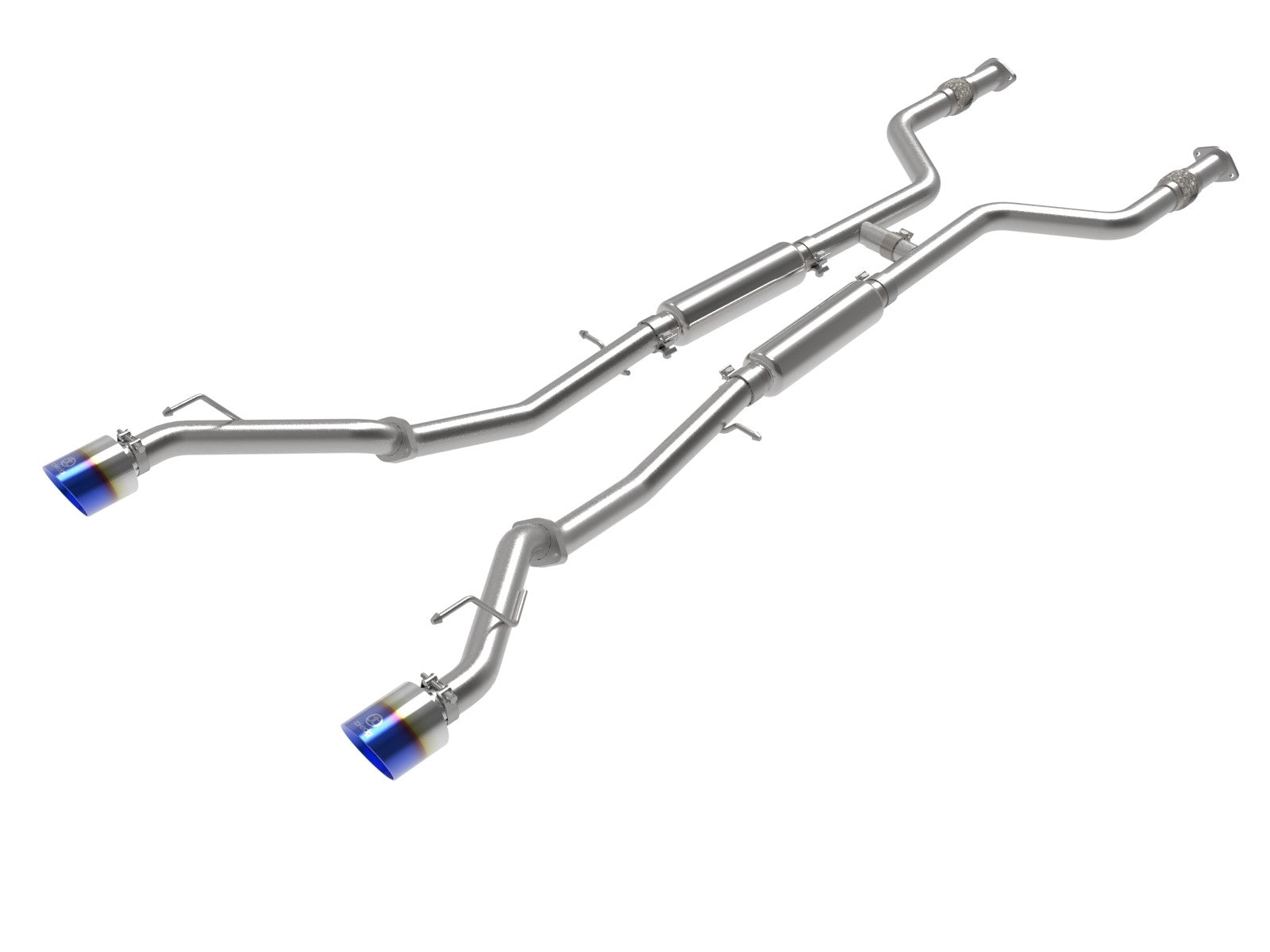 Takeda 2-1/2 IN 304 Stainless Steel Cat-Back Exhaust System Nissan Z 2023 V6-3.0L(tt)