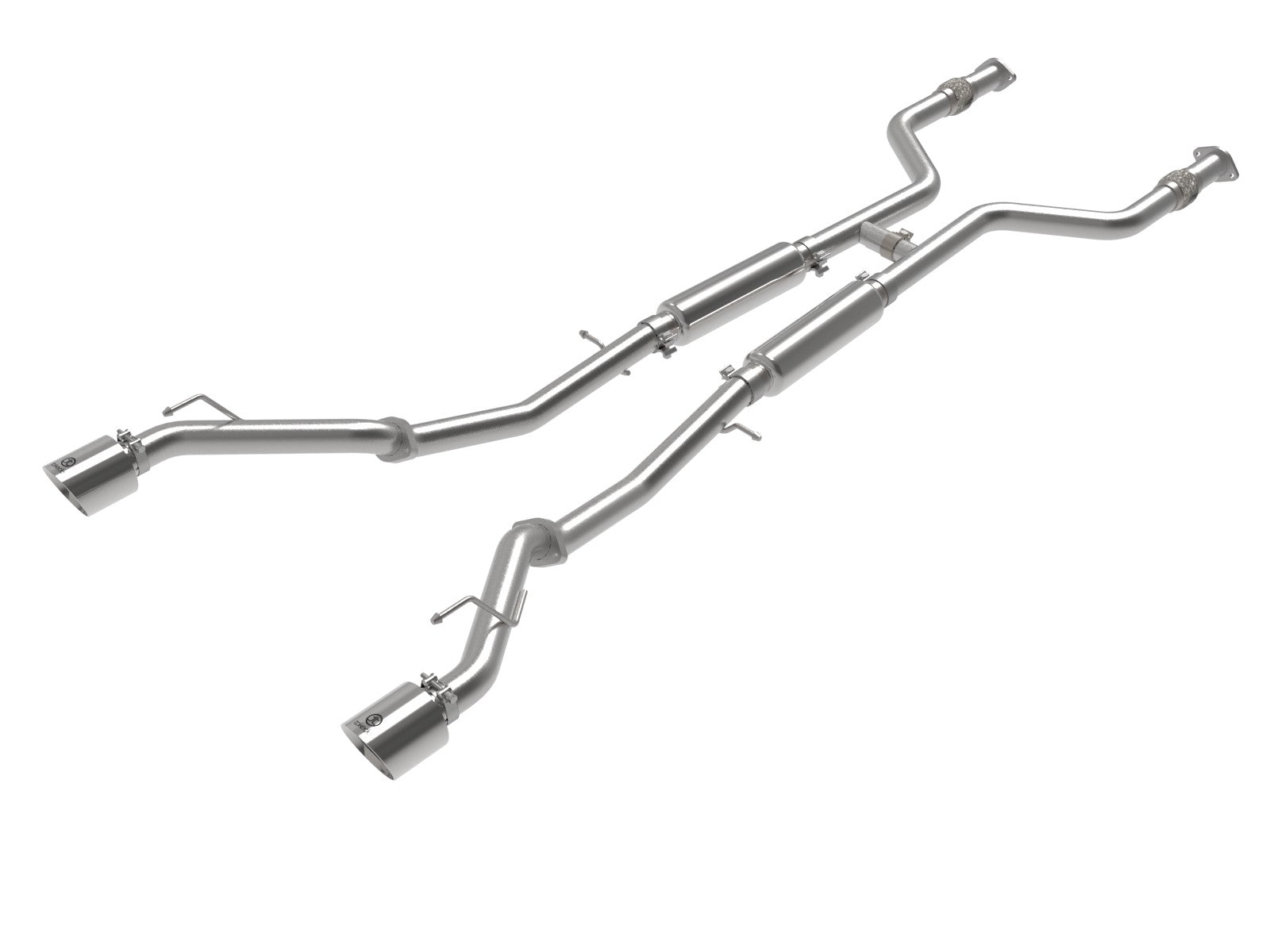 Takeda 2-1/2 IN 304 Stainless Steel Cat-Back Exhaust System Nissan Z 2023 V6-3.0L(tt)