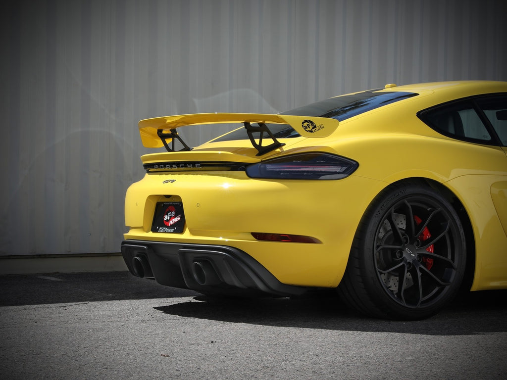AFe Mach Force-Xp 2-1/4 IN To 2-1/2 IN 304 Stainless Steel Cat-Back Exhaust System - Porsche Cayman 718 GT4 - 0