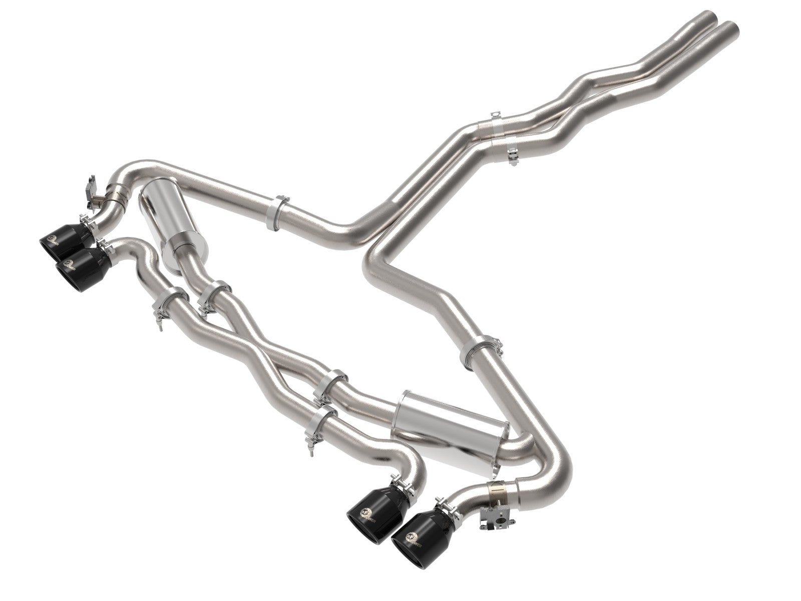 aFe 20-22 Audi RS6 Avant V8 4L (tt) MACH Force-Xp 3in to 2.5in 304 SS Cat-Back Exhaust