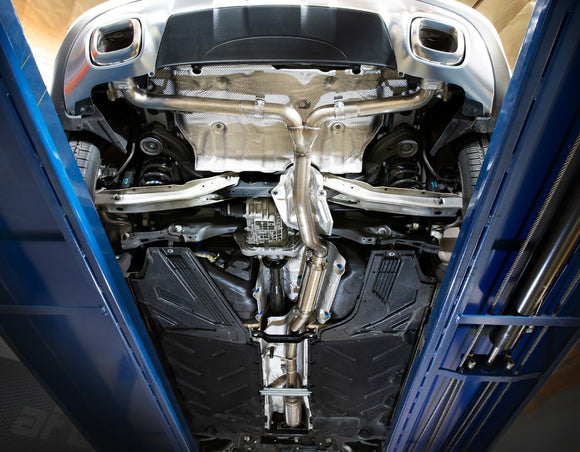 aFe Mercedes Benz GLA250 14-19 L4-2.0L (t) MACH Force-Xp 2-1/2in to 2-1/4in 304 SS Cat-Back Exhaust