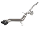 Takeda 2-1/2 IN to 3 IN 304 Stainless Steel Cat-Back Exhaust System Hyundai Veloster 13-17 L4-1.6L (t)-11