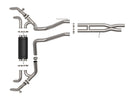 Vulcan Series 3 IN to 2-1/2 IN 304 Stainless Steel Cat-Back Exhaust System Jeep Wrangler 392 (JL) 21-22 V8-6.4L-5