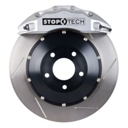 StopTech 12-16 Audi A4 Front BBK w/ Silver ST-60 Calipers Slotted 355x32mm Rotors