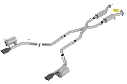 Borla 18-21 Dodge Durango SRT 6.2L V8 2.75in ATAK SS Catback Exhaust w/ BLK Chrome Tips