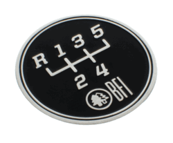 5-Speed Gate Pattern Coin for Heavy Weight Shift Knobs