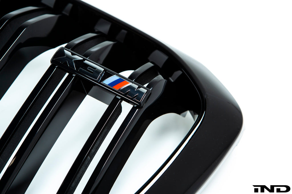 BMW F97 X3M Pre-LCI Shadowline Front Grille Set - 0