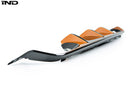 BMW M Performance F8X M3 / M4 Carbon Diffuser + Acid Orange Accents-5