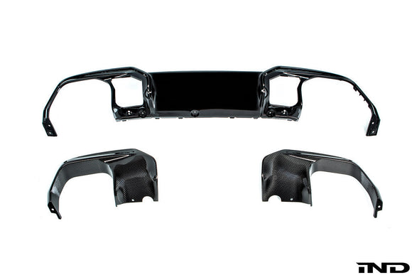 BMW M Performance F91 / F92 / F93 M8 Carbon Rear Exhaust Trim Set