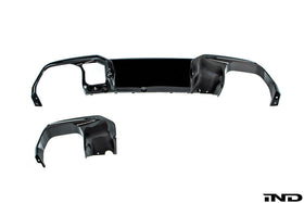 BMW M Performance F91 / F92 / F93 M8 Carbon Rear Exhaust Trim Set - 0