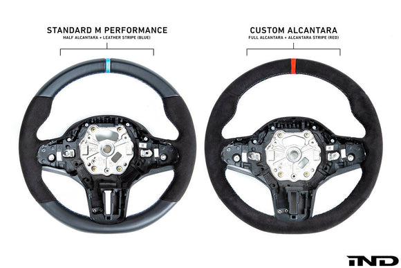 BMW M Performance G8X M3 / M4 Steering Wheel - Custom Stripe