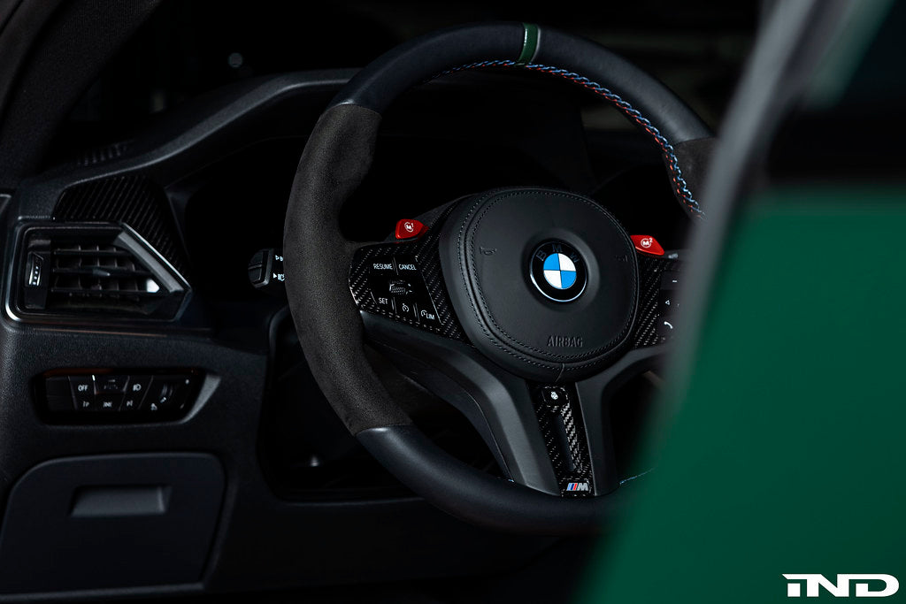 BMW M Performance G8X M3 / M4 Steering Wheel - Custom Stripe - 0