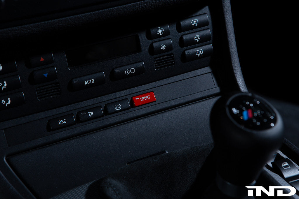 IND E46 M3 ZCP Red M-Track Mode Steering Wheel Button