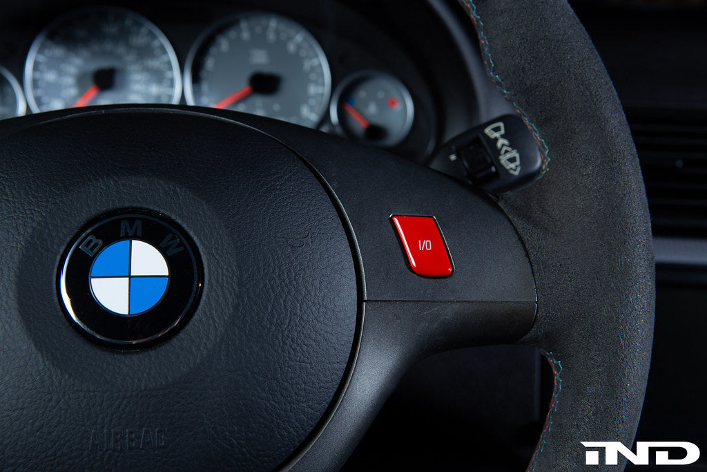 IND E46 M3 ZCP Red M-Track Mode Steering Wheel Button - 0
