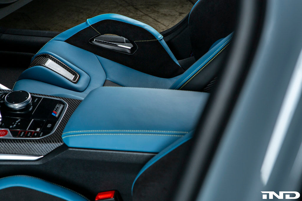 LCK BMW M Carbon Bucket Seat Bolster Protector Set
