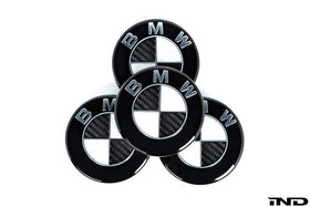 IND Carbon Wheel Center Cap Set - 68mm - 0