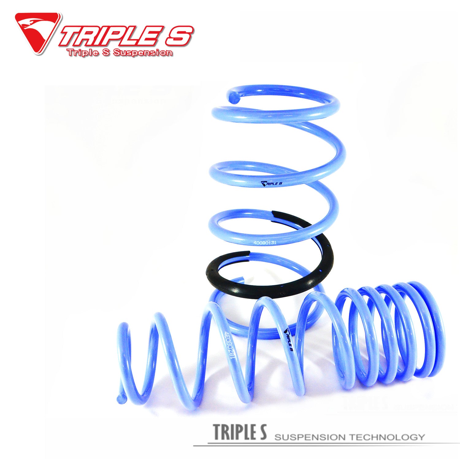 ISC SUSPENSION TRIPLE S LOWERING SPRINGS: 2015+ FORD MUSTANG S550