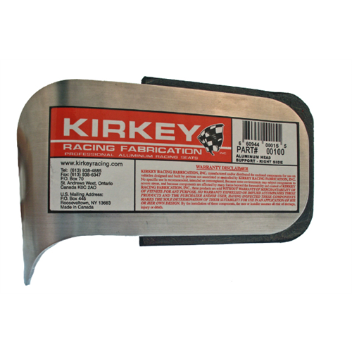 KIRKEY HEAD SUPPORT - ALUMINUM RIGHT SIDE