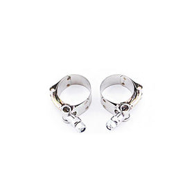 HYBRID RACING UNIVERSAL RADIATOR HOSE T BOLT CLAMP PAIR (SIZE 31MM/36MM)