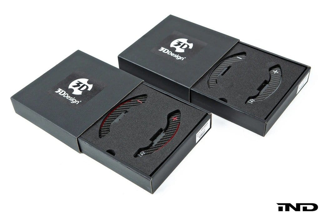 3D Design F-Series Carbon Shift Paddle Set - AT