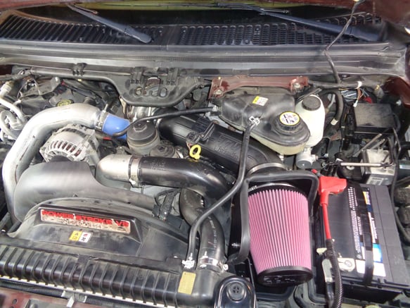 FLOWMASTER 03-07. FORD TRUCKS. 6.0L DSL. PERFORMANCE AIR INTAKE