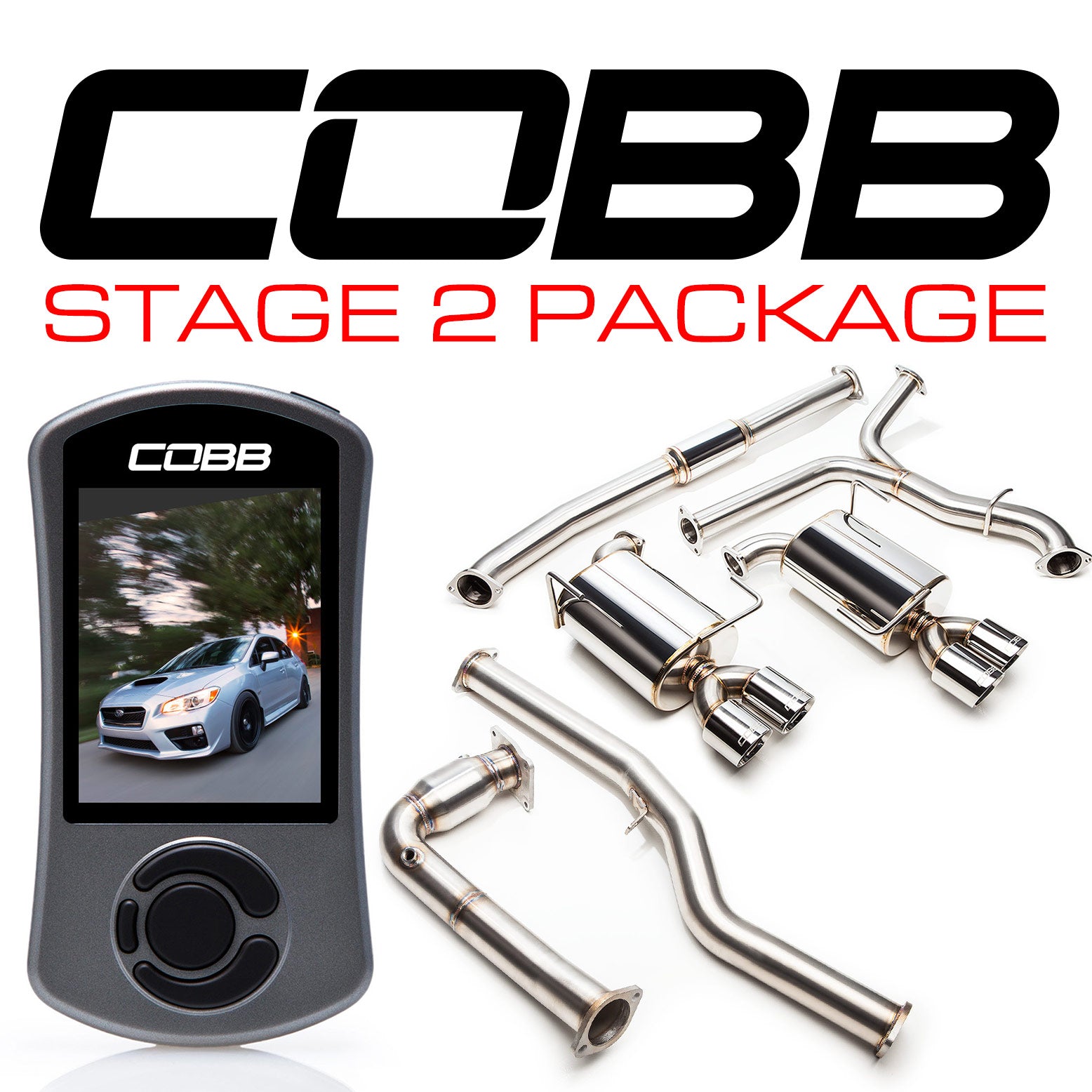 SUBARU STAGE 2 POWER PACKAGE (NON-RESONATED J-PIPE) WRX 6MT 2015-2020