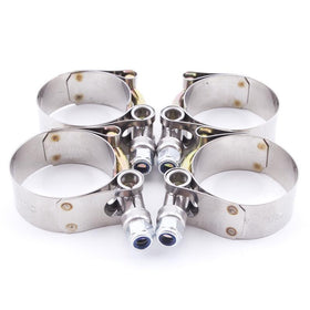 HYBRID RACING 02-06 RSX / EP3 RADIATOR HOSE T BOLT CLAMP KIT