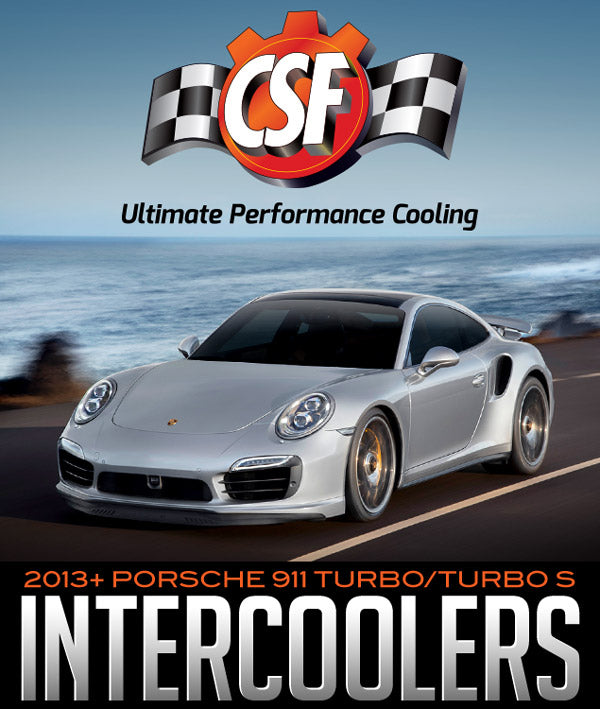 CSF PERFORMANCE HIGH PERFORMANCE INTERCOOLERS: 2013+ PORSCHE 911 TURBO/TURBO S
