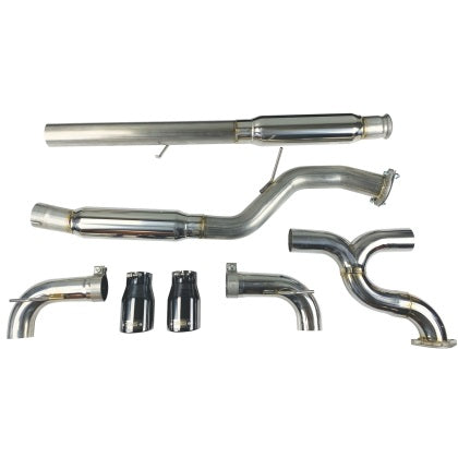 INJEN TECHNOLOGY SES CAT-BACK EXHAUST SYSTEM: 2016–2018 FORD FOCUS RS