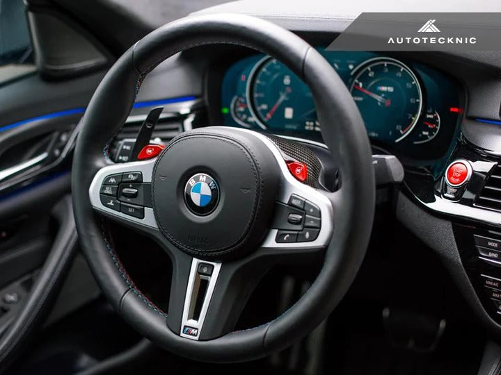 Autotecknic Replacement Carbon Steering Wheel Top Cover - BMW | G80 M3 | G82/ G83 M4