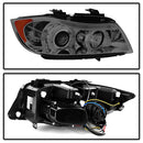 ( Spyder Signature ) BMW E90 3-Series 06-08 4DR Projector Headlights - LED Halo-7