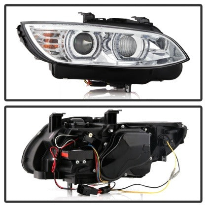 Spyder Auto Projector Headlights (Chrome) - BMW / E9x / 3-Series