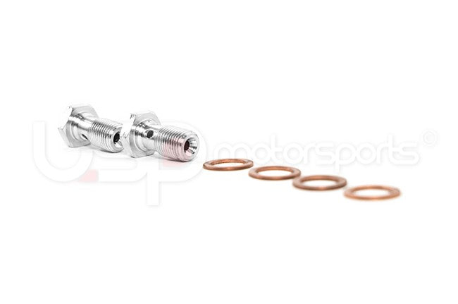 USP Stainless Steel Rear Brake Lines For MK7 Golf R and S3