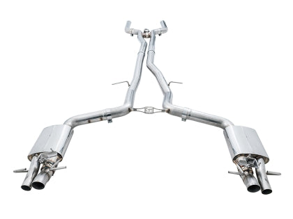 AWE SwitchPath™ Exhaust System for 2019+ Mercedes-Benz W205 AMG C63/S Sedan - Non-Dynamic Performance Exhaust cars (no tips)
