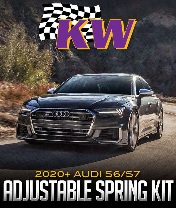 KW SUSPENSIONS HEIGHT ADJUSTABLE SPRING KIT: 2020+ AUDI S6/S7 - 0