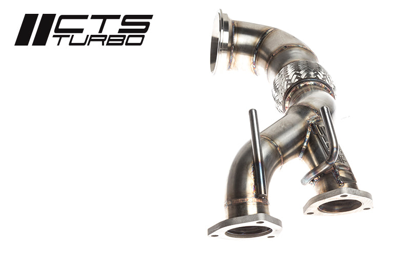 CTS Turbo MK2 TTRS/8P RS3 High Flow Downpipe - 0
