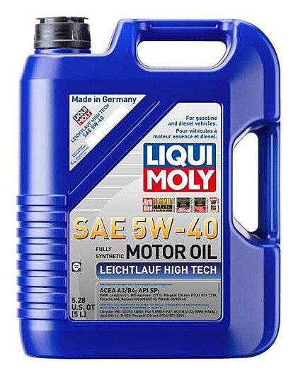 LiquiMoly Leichtlauf High Tech 5W-40 Motor Oil - 5 Liters