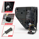 ANZOUSA SMOKE LENS LED TAILLIGHT: 2021+ FORD F-150-2