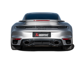 Akrapovic 20-21 Porsche 911 Turbo/Turbo S (992) Slip-On Race Line (Titanium) w/Black Titanium Tips - 0
