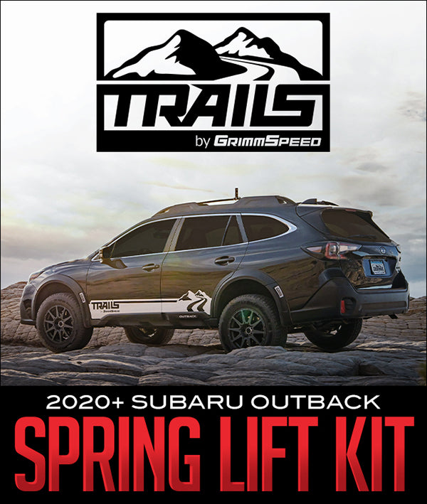 TRAILS BY GRIMMSPEED SPRING LIFT KIT: 2020+ SUBARU OUTBACK