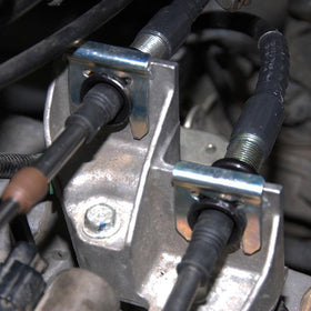 HYBRID RACING K-SERIES TRANSMISSIONS HYBRID RACING SHIFTER CABLE CLIP* - 0