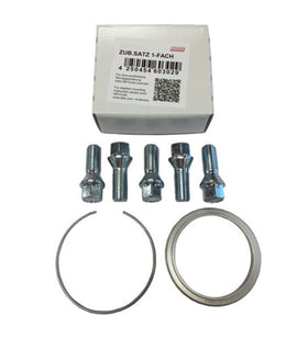 BBS PFS KIT - Mercedes - Includes 82mm OD - 66.5mm ID Ring / 82mm Clip / Lug Bolts | 09.31.151