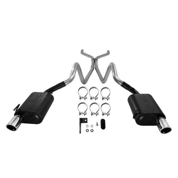 FLOWMASTER 05-09 MUSTANG V6 CAT-BACK FII 409S