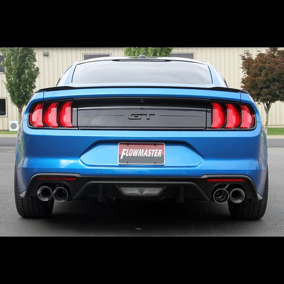 FLOWMASTER 2018-2019 MUSTANG 5.0L. AB AMT. W/VALVES. POLISHED